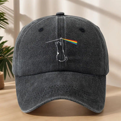 Casquette LGBT Chat Arc-en-ciel