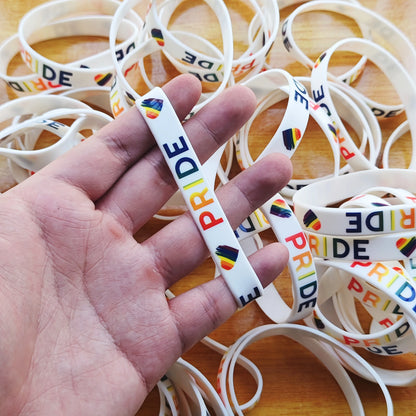 Bracelets Silicone LGBT — Lot de 20