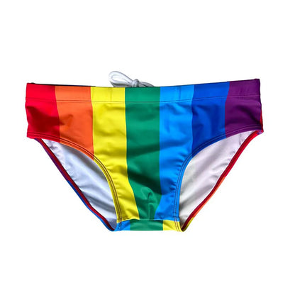 Maillot de Bain LGBT — Slip arc-en-ciel
