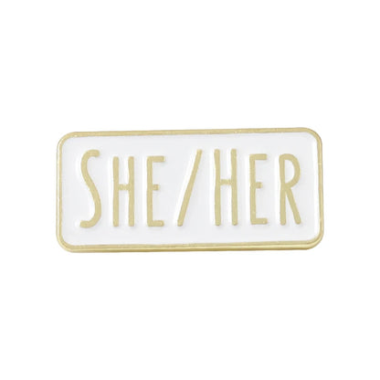 Pins Pronoms — She/Her