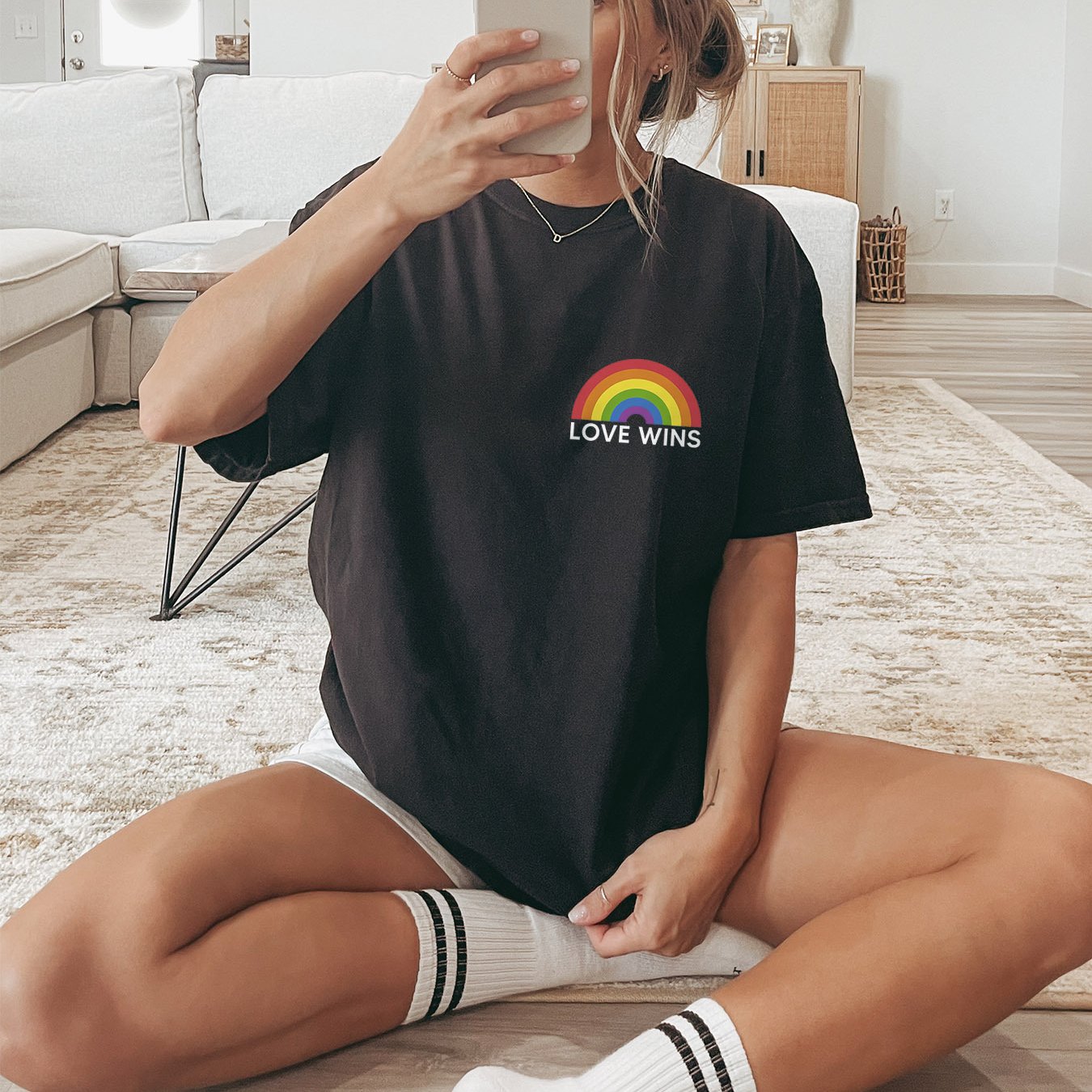 T-shirt LGBT Love Wins Arc-en-Ciel