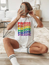 T-shirt LGBT Pride Blanc