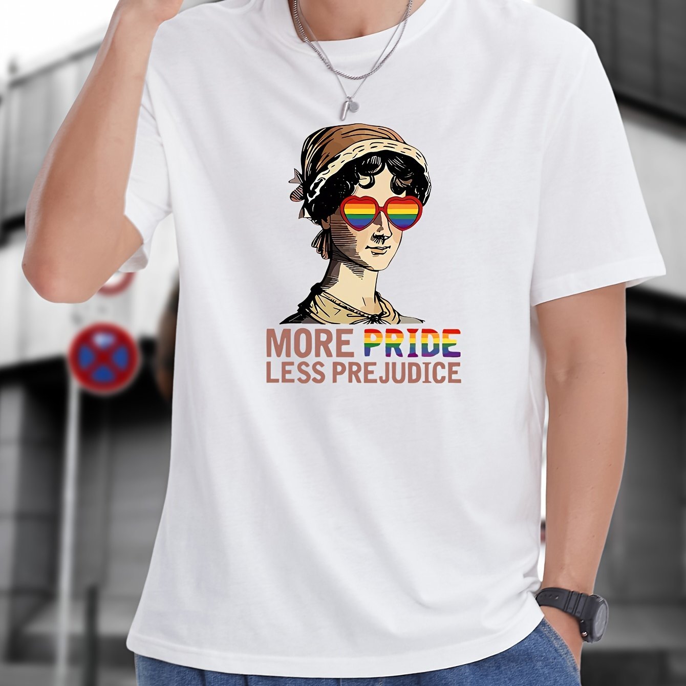 T-shirt LGBT More Pride Less Prejudice