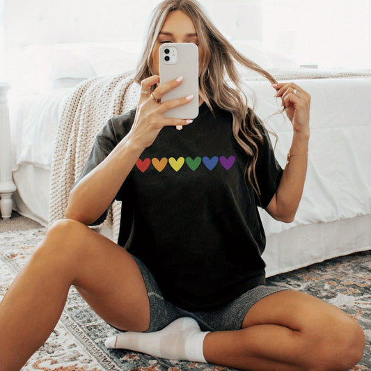 Tee shirt LGBT Coeur