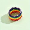 Bague LGBT <br/> Perles