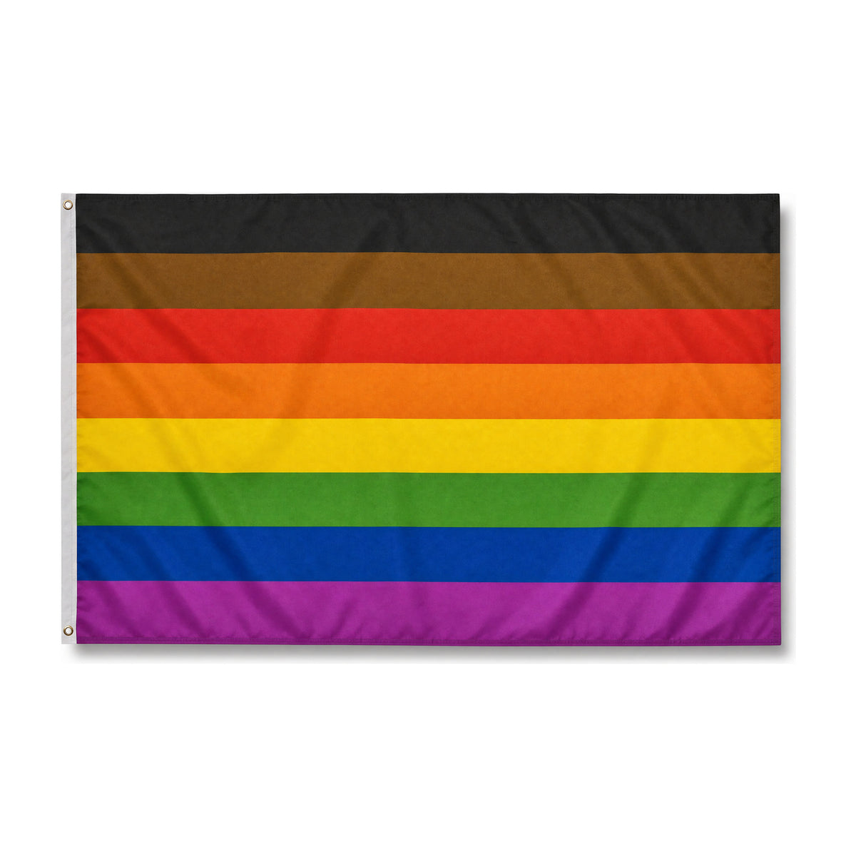 Drapeau LGBT à huit couleurs, la version originale de 1978 avec le rose et le turquoise