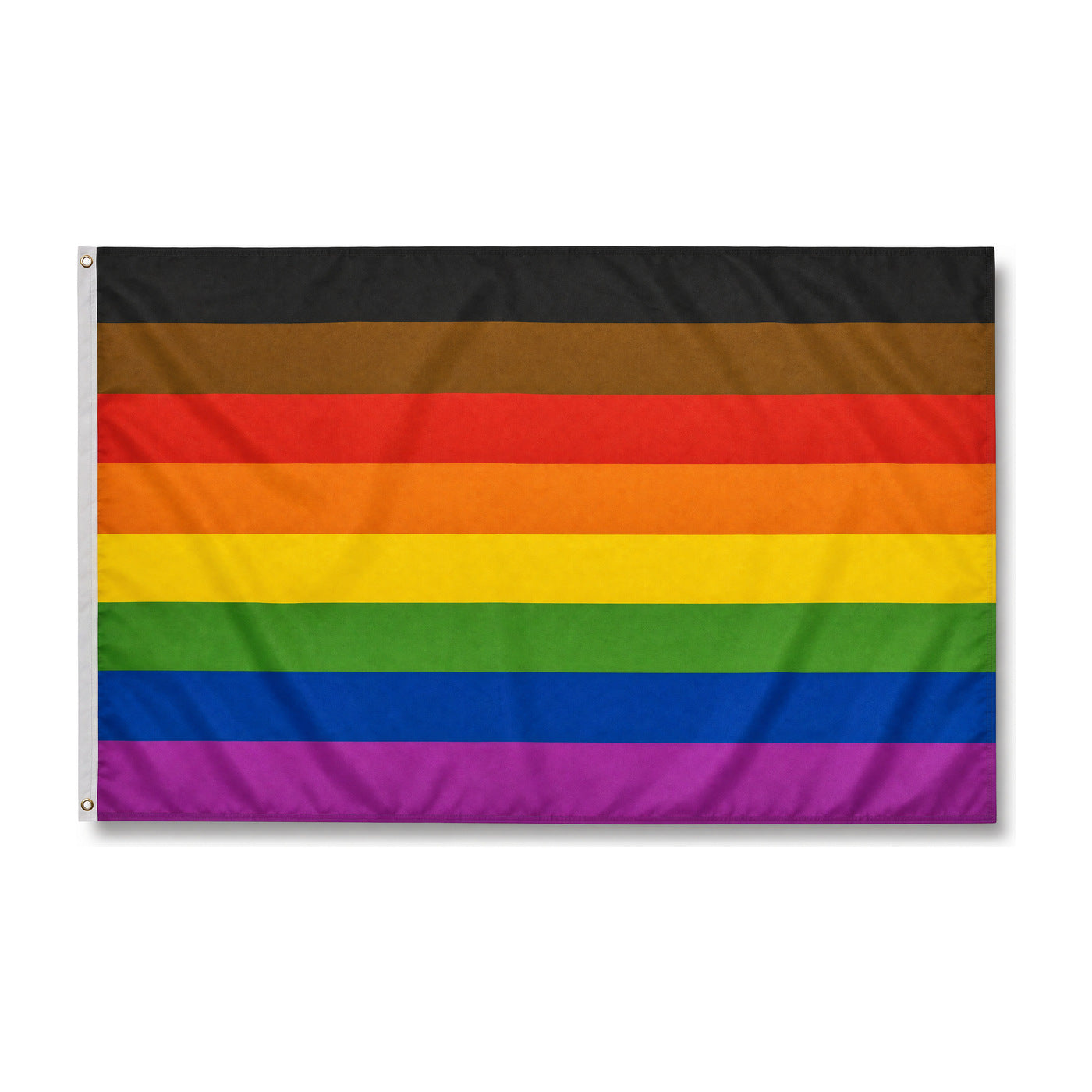 Drapeau LGBT à huit couleurs, la version originale de 1978 avec le rose et le turquoise
