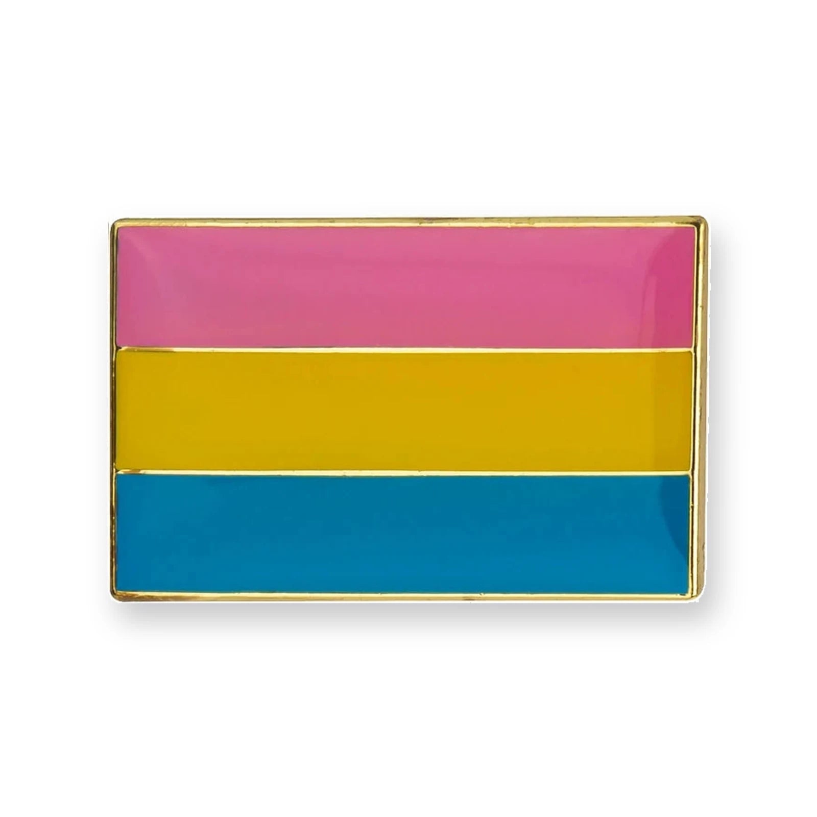 Pins drapeau pansexuel : rose, jaune et cyan