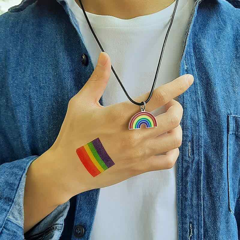 Collier LGBT — Arc-En-Ciel
