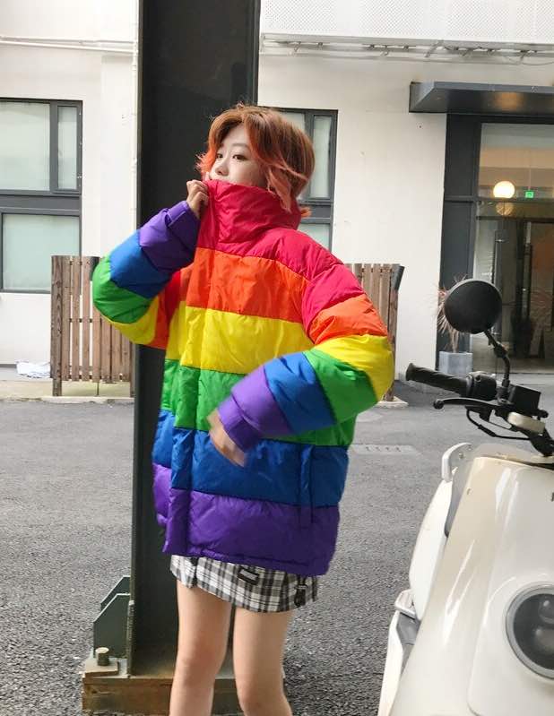Doudoune Multicolore