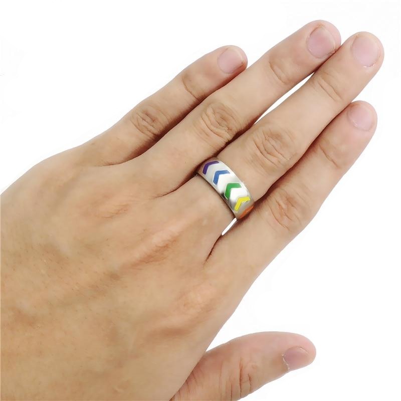Bague LGBT — Flèches