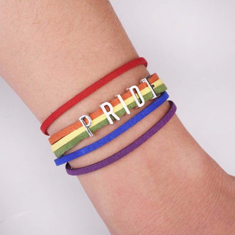 Bracelets de l'amitié Tissés à la Main Bracelet de Fierté Arc-en-ciel LGBT  Bracelet Réglable pour la Cheville de Poignet 10 Pi[877] - Achat / Vente  bracelet - gourmette Bracelets de l'amitié Tiss877 