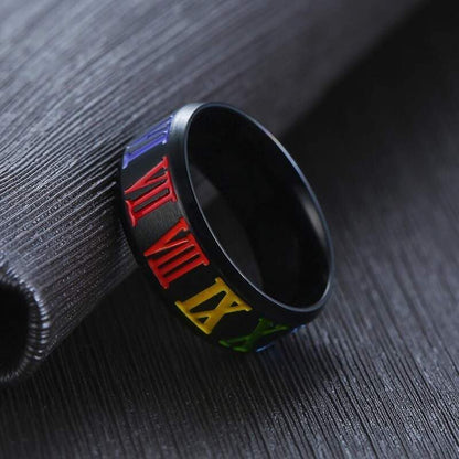 Bague LGBT — Chiffres Romains