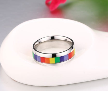 Bague LGBT — Carreaux