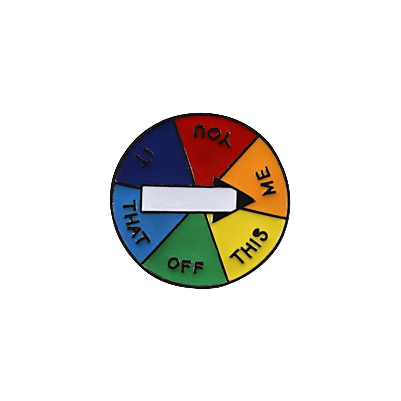 Pins Roue Arc-En-Ciel