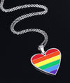 Collier Coeur LGBT