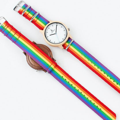 Montre Bois LGBT