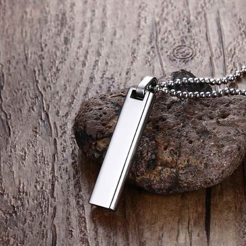 Collier Pendentif — Colonne Multicolore