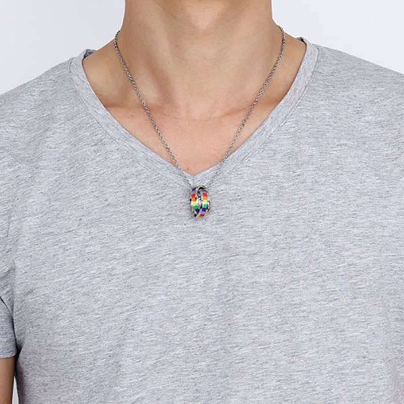 Collier LGBT — Anneaux Doubles