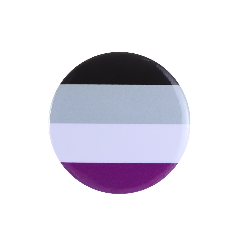 Badge Drapeau Asexuel