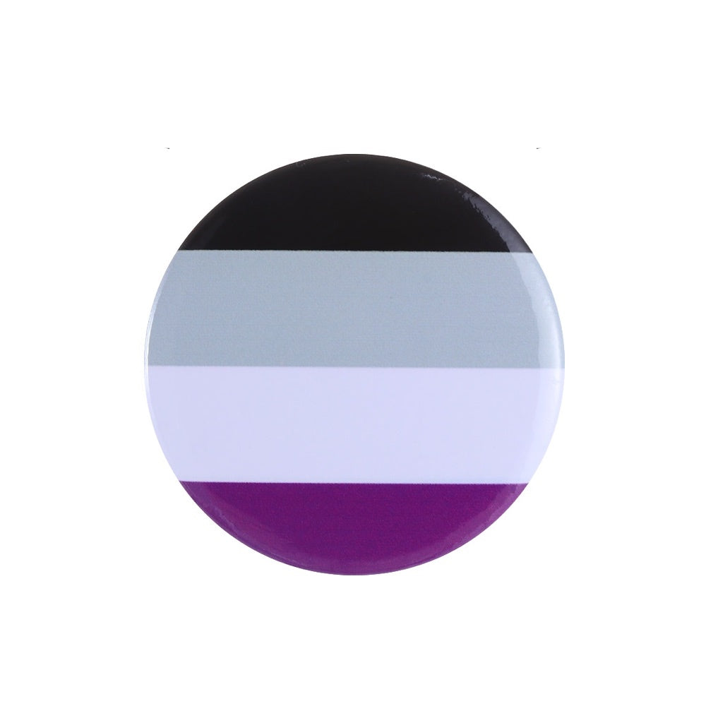 Badge LGBT <br/> Drapeau Asexuel