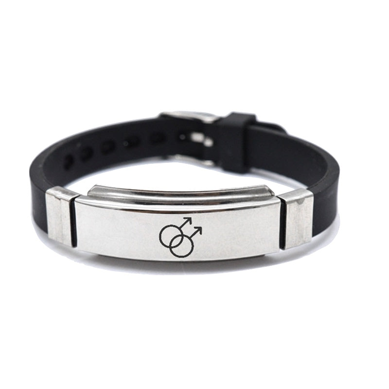 Bracelet Noir Gay