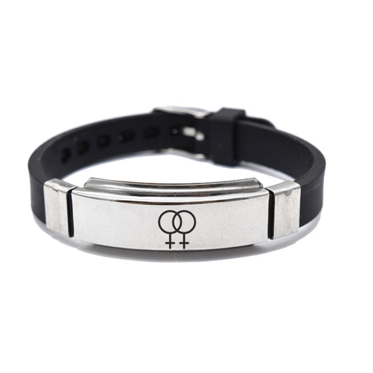 Bracelet Noir Lesbienne