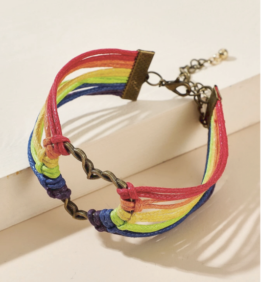 Bracelet LGBT — Rainbow Ropes