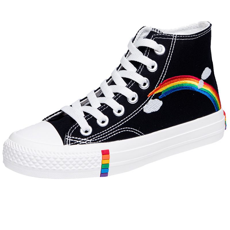 Chaussures noires Arc-en-ciel