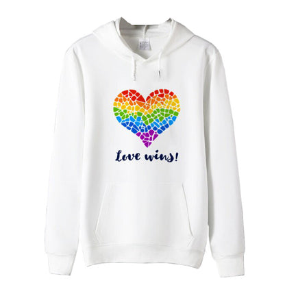 Sweat LGBT Coeur Mosaïque