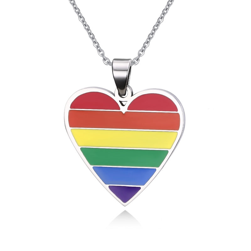 Collier Coeur LGBT