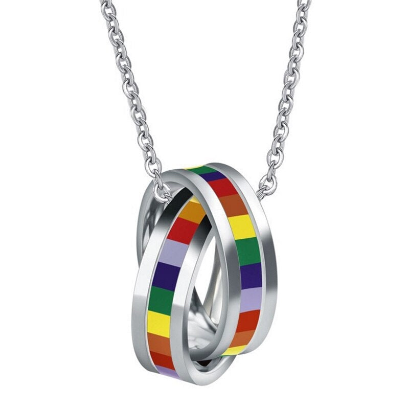 Collier Double Anneaux