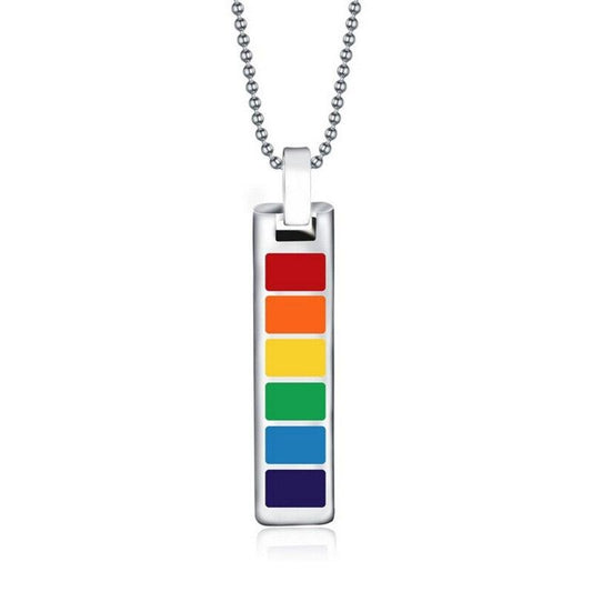 Collier Pendentif Multicolore