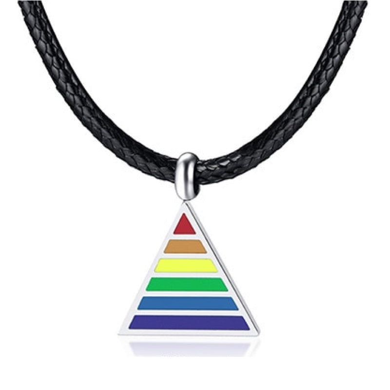 Collier Triangle LGBT