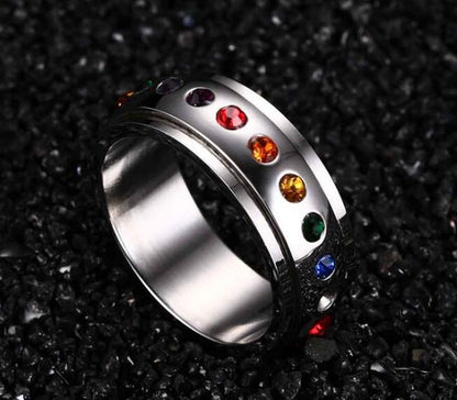 Bague LGBT — Pierres