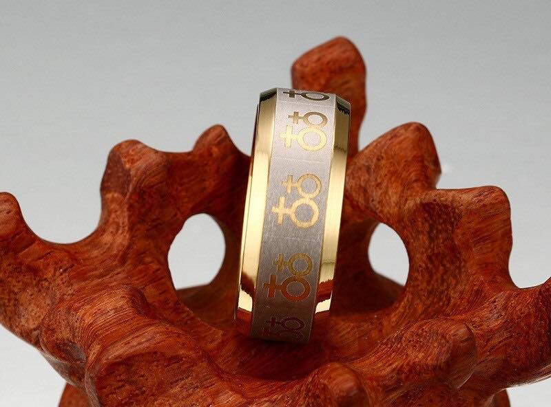 Bague LGBT — Mariage Lesbien