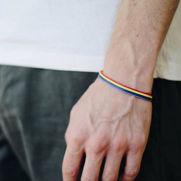 Bracelet LGBT — Cordes Arc-en-Ciel