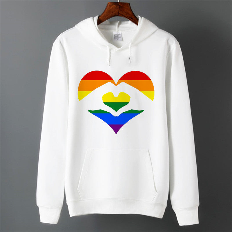 Sweat LGBT — Mains en forme de Coeur