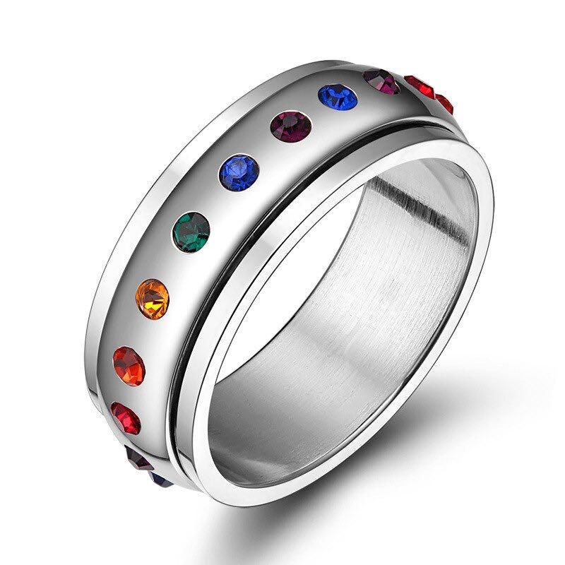 Bague LGBT Pierres