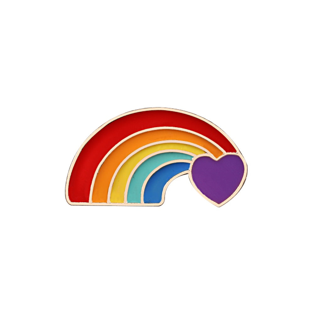Pins Ar-En-Ciel Coeur