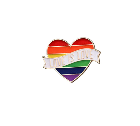 Pins Coeur Love Is Love