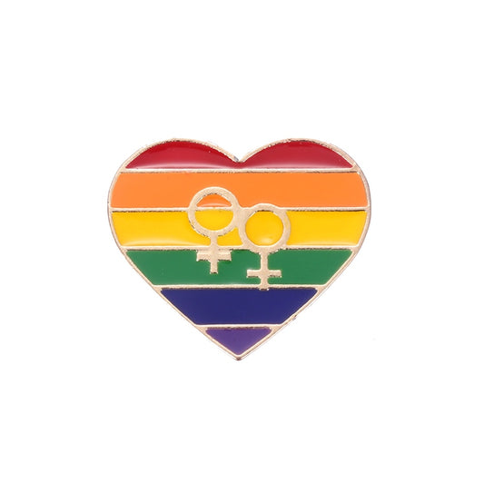 Pins Coeur Lesbienne