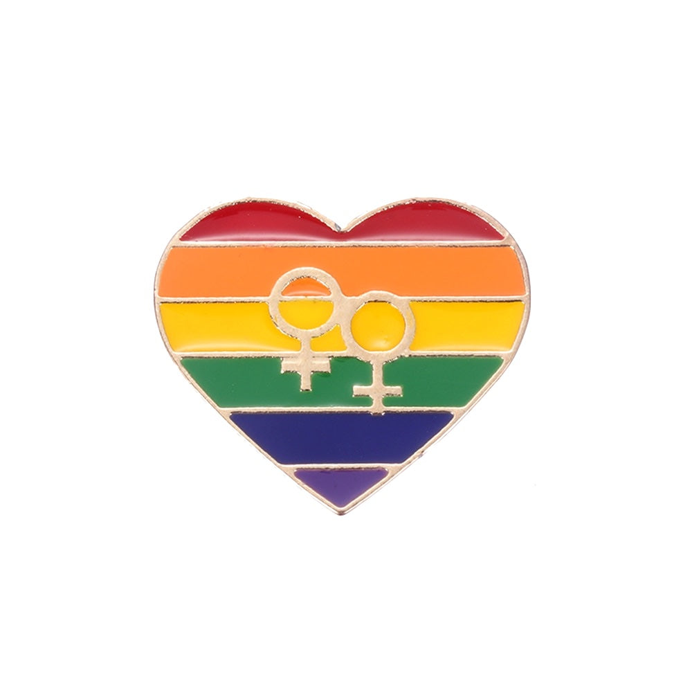 Pins Coeur Lesbienne