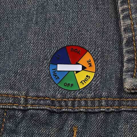 Pins Roue Arc-En-Ciel