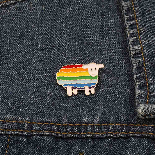Pins Arc en ciel Mouton