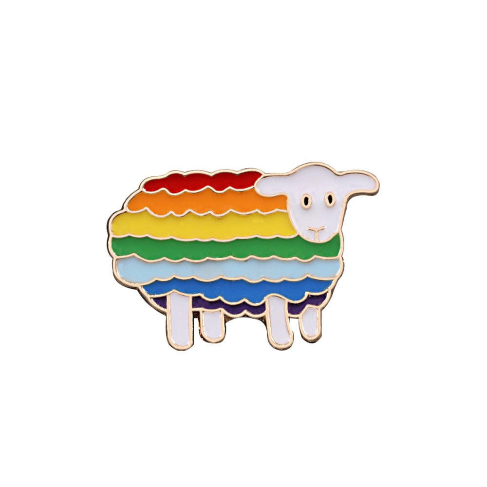 Pins LGBT Mouton Arc-En-Ciel