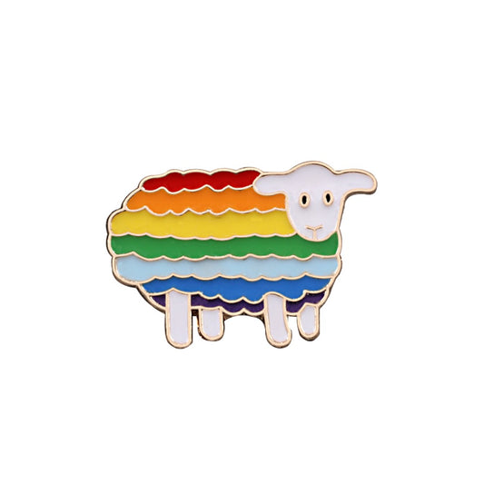 Pins LGBT Mouton Arc-En-Ciel