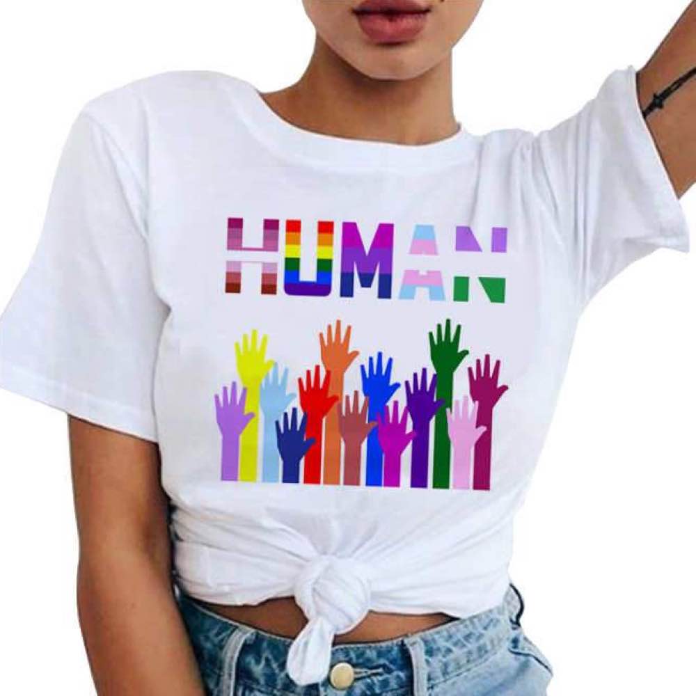 T-SHIRT LGBTQ+ <br/> TOGETHER HUMAN