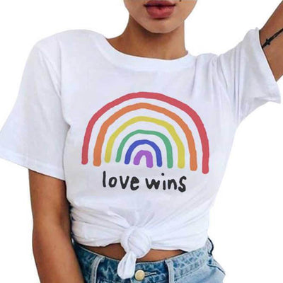 T-Shirt Arc-En-Ciel Love Wins