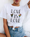 T-shirt Lgbt Love is Love